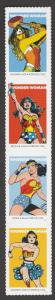 US 5149-5152 5152a Wonder Woman F strip 4 MNH 2016