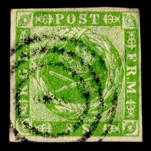 Denmark Scott 8 Used.