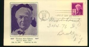 #945 Thomas Edison - Grandy Cachet!
