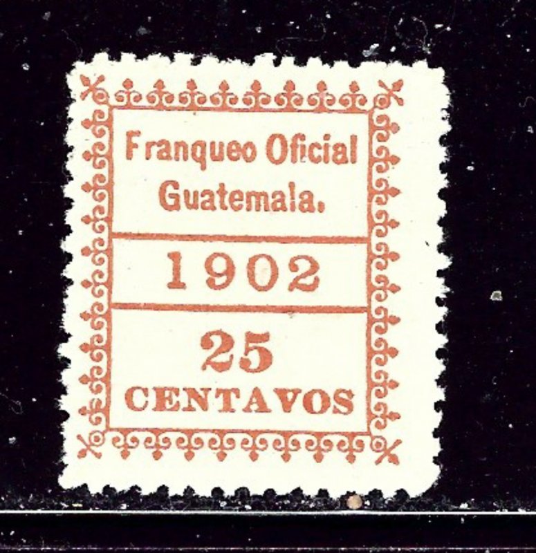 Guatemala O5 MH 1902 issue