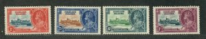 Falkland Islands Sc#77-80 M/H/VF, Cv. $55