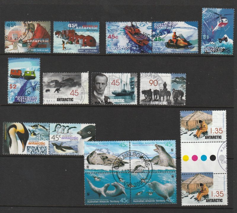 Australian Antarctic  small lot of used moderns