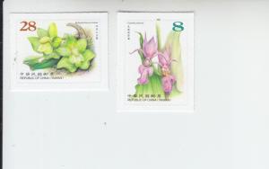 2018 Taiwan Orchids SA (2) (Scott 4402-03) MNH