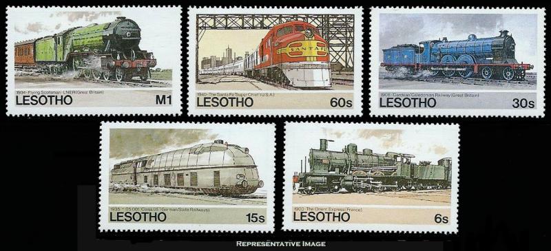 Lesotho Scott 453-457