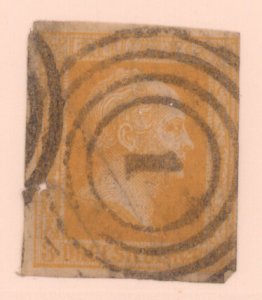 German States- Prussia, Scott #8, Used, 1- Aachen, spacefiller
