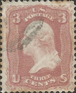 # 65 Bright Rose Used Minor Fault George Washington