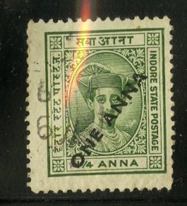 INDIA-INDORE STATE 33 USED  BIN $1.00