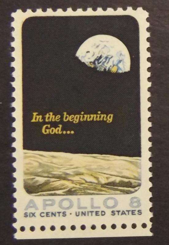 # 1371,  6c Apollo 8, Moon Surface & Earth - MNH (4856) 1969