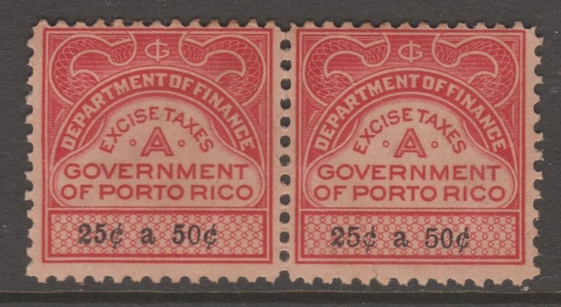 Puerto Rico Revenue fiscal Cinderella stamp 10-15- tnx