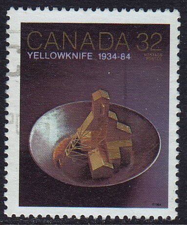 Canada - 1984 - Scott #1009 - used - Yellowknife 50th Anniversary