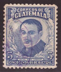 Guatemala  Scott 308 used stamp