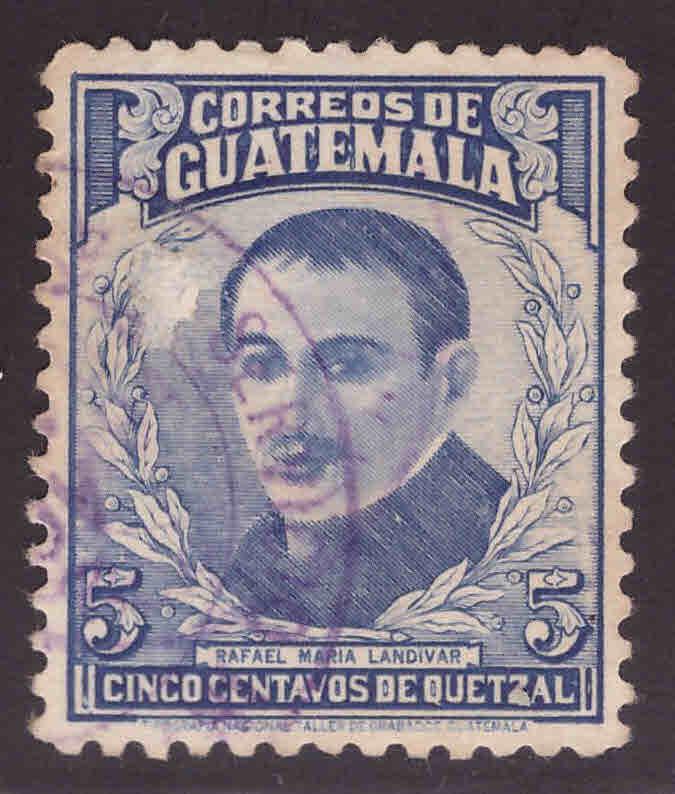 Guatemala  Scott 308 used stamp