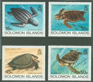 Solomon Islands (British Solomon Islands) #489-492