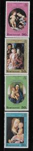 Montserrat 1973 Christmas painting Virgin and child holy family MNH