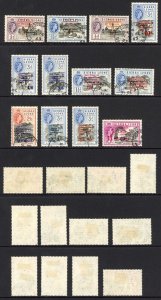 Sierra Leone SG257/68 QEII 1963 Second Ann of Independence Set of 12 Used
