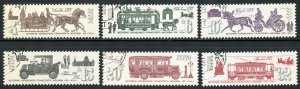 Russia Scott 5001-06 UNHOG(CTO) - 1981 Public Transportation Set - SCV $1.70