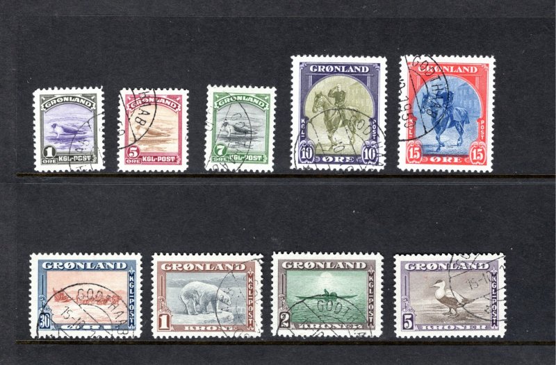 Greenland #10-18,   VF/XF, Used, CV $382.50 ....2510002