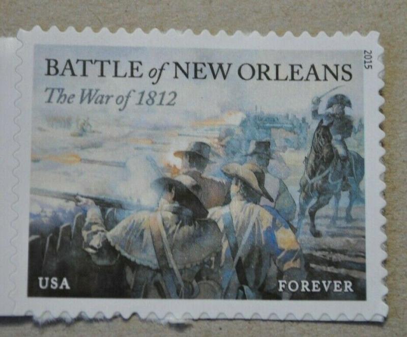 US Stamp, SC# 4952, Forever, Battle of New Orleans, 2015 issue, MNH