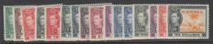 Gambia, Scott 132-143 (SG 150-161), MNH