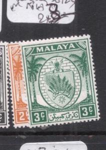 Malaya Negri Sembilan SG 42-3 MNH (2dky) 