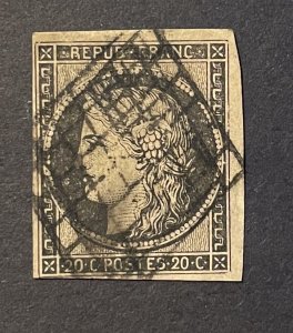 France Sc. #3, used