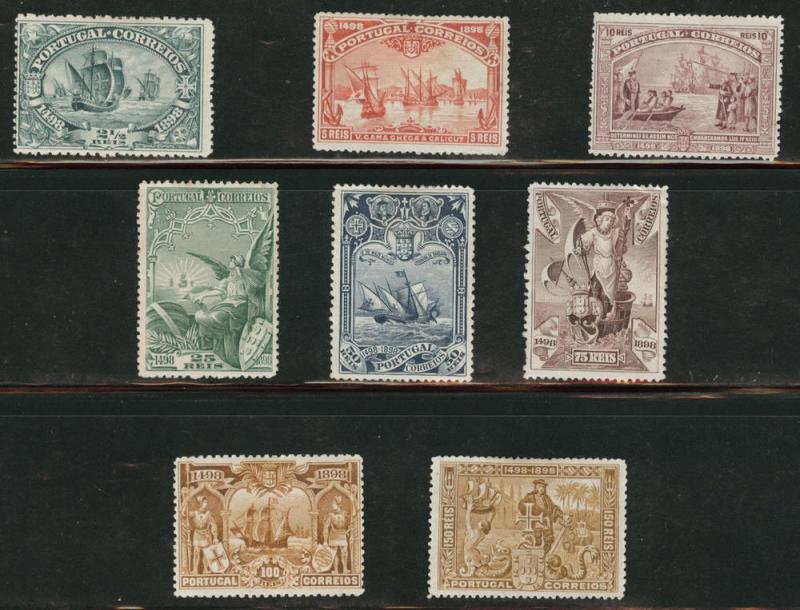 PORTUGAL Scott 147-54 1898 Vasco da Gamma set CV $169