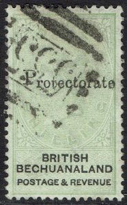 BECHUANALAND PROTECTORATE 1888 QV 1/- USED