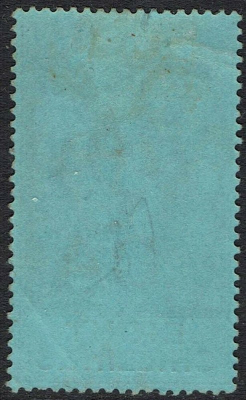 GIBRALTAR 1903 KEVII 8/- WMK CROWN CA