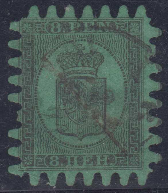 FINLAND Sc 7 Serpentine III USED BY PEN CANCEL & Cds SCV$200.00 