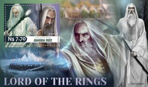 Stamps. Cinema. The Lord of the Rings 2023 year 6 sheets perforated MNH**