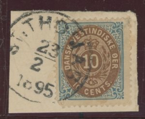 Danish West Indies (& U.S. Virgin Islands) #10c Used Single