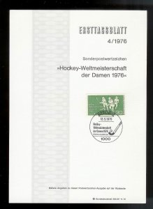 GERMANY (52) Ersttagsblatt FDC Presentation Cards