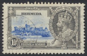 Bermuda  SC# 101   SG 95  Used  Silver Jubilee  see details & scans