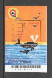 WHALES - BRAZIL #2855  MNH