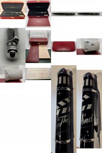 BOLIGRAFO CARTIER DIABOLO LE CINEMA THE END BLACK BALL PEN