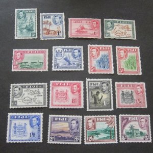 Fiji 1938 Sc 117-31 MH