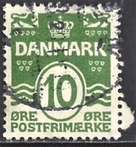 DENMARK #94 - USED  - 1921 - DENM050
