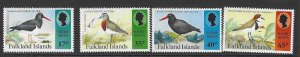 FALKLAND ISLANDS SG733/6 1995 SHORE BIRDS  MNH
