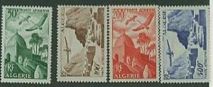 Algeria SC# C8-11 Plane over Local scenes, SCARCE MNH & MVLH