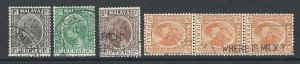 Malaya-Perak 69-72 Used SCV$1.00