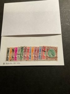 Stamps Malaya-Penang  Scott #29-44 used