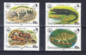 Gambia Scott 432-435 Mint NH (Catalog Value $137.50)