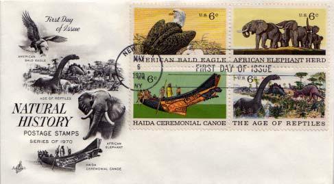 United States, First Day Cover, Birds, Animals, Dinosaurs