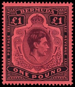 Bermuda - Scott 128b - Mint-Hinged
