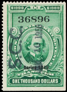 U.S. REV. DATED GREENS RD309  Used (ID # 118068)