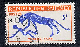 Dahomey Scott # J31, used