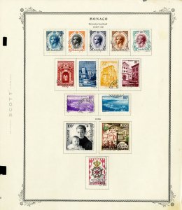 Monaco Massive High Value Stamp Collection