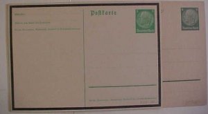 GERMANY POSTAL CARDS 1934/1941,233,234B,313 MINT CAT 88.5 (=$100.00)