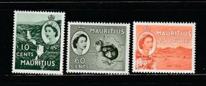 Mauritius 273-275 Set MNH Various