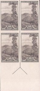 US Stamp 1934 National Parks 10c Great Smoky Mountains 6 Stamp Plate Block #765